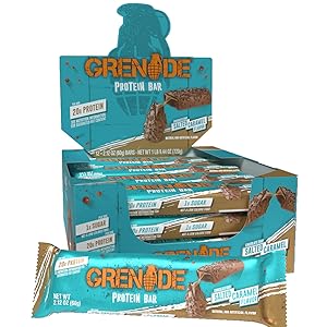 Grenade chocolate chip salted caramel  high protein bar