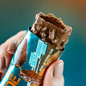 chocolate chip salted caramel protein bar fitness bulk gym