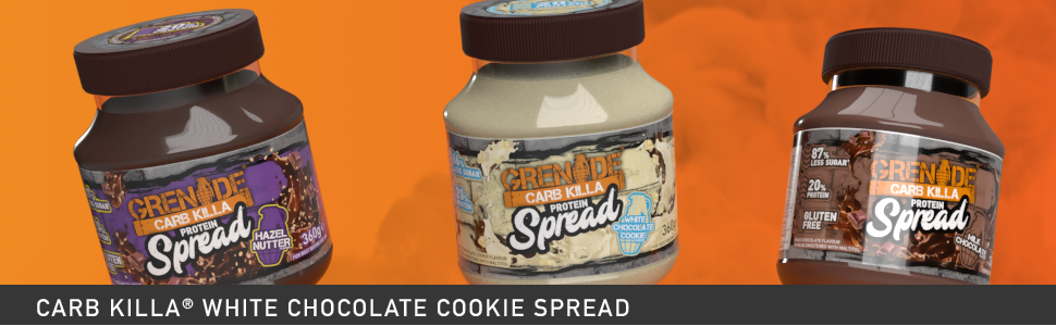 Carb Killa High Protein Low Sugar Snack Workout Fitness Grenade Spread